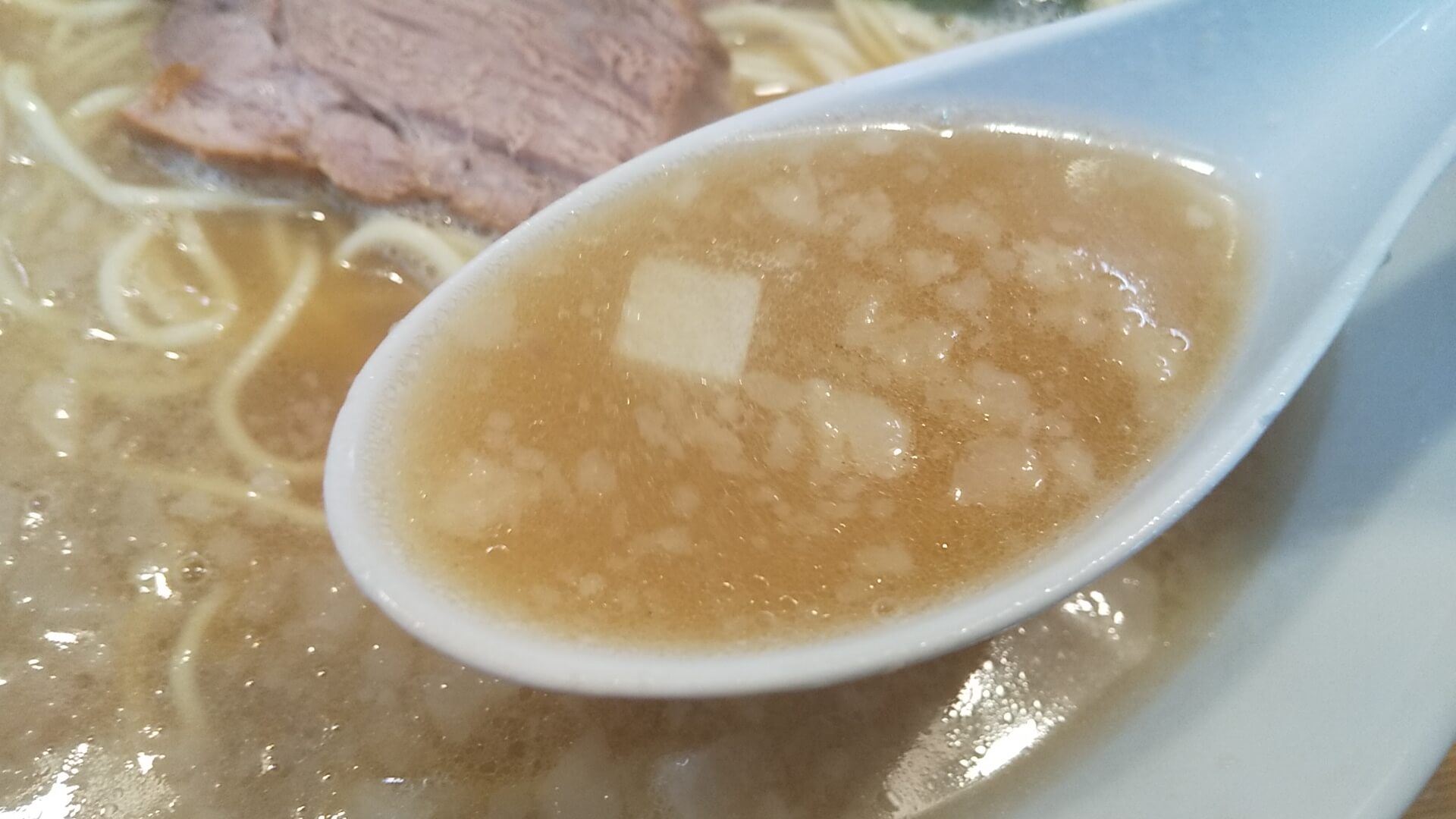 ラーメンショップ椿 松山千石店 ラーメン スープ