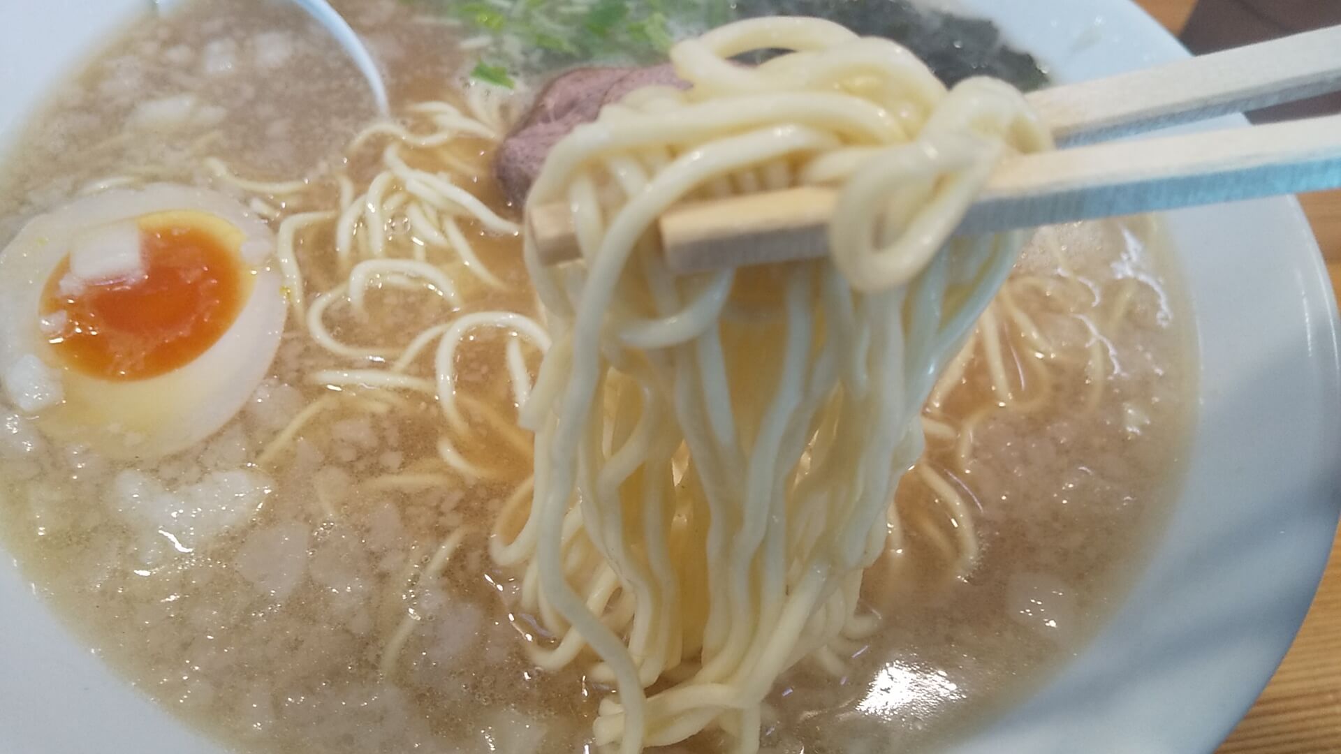 ラーメンショップ椿 松山千石店 ラーメン 麺